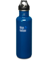 Klean Kanteen Stainless Steel Sport Water Bottle 800 ml - Blue - Robust, Light and Safe Thermos Bottles