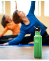 Klean Kanteen Stainless Steel Sport Water Bottle 800 ml - Green Robust, Light and Safe Thermos Bottles