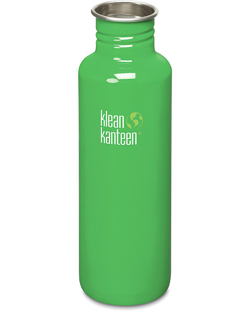 Klean Kanteen Stainless Steel Sport Water Bottle 800 ml - Green Robust, Light and Safe Thermos Bottles