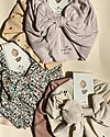 Konges Slojd 2 Pack Bambi Bonnet - Bloom/Lavendar Mist - Organic Cotton Sunhats