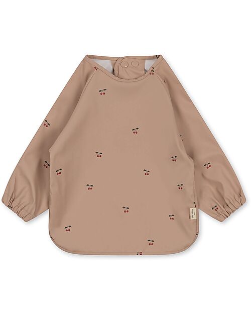 Konges Slojd 2 Pack Dinner Long-Sleeved Bibs - Cherry Burpy Bibs