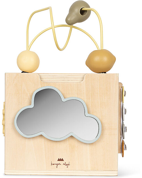 Konges Slojd Activity Cube - FSC Wood - Stimulates Creativity from 18 Months! Montessori Toys
