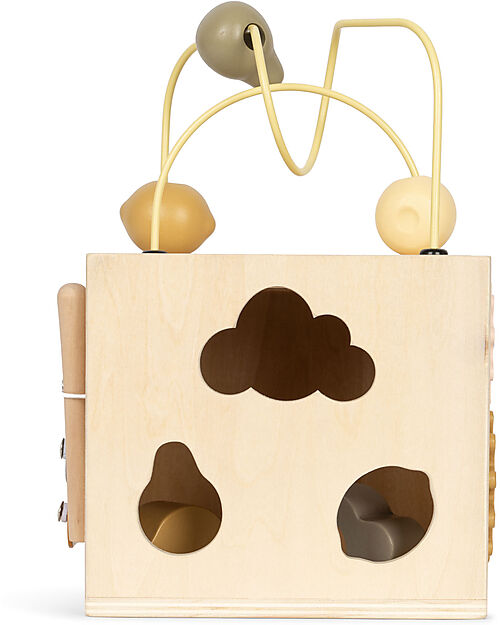 Konges Slojd Activity Cube - FSC Wood - Stimulates Creativity from 18 Months! Montessori Toys