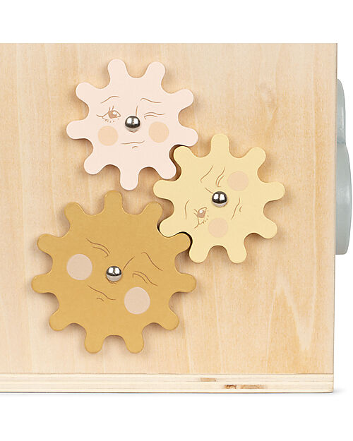 Konges Slojd Activity Cube - FSC Wood - Stimulates Creativity from 18 Months! Montessori Toys