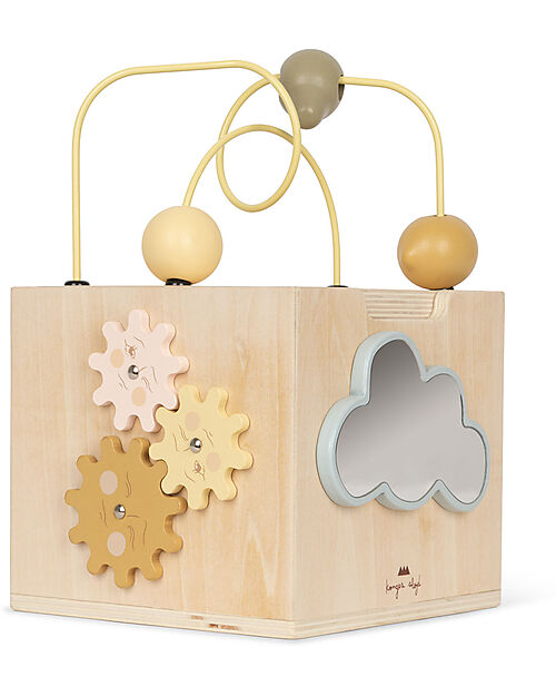 Konges Slojd Activity Cube - FSC Wood - Stimulates Creativity from 18 Months! Montessori Toys