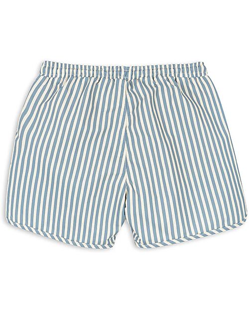 Konges Slojd Asnou Shorts - Blue and White Stripes - with tie at the waist Swimming Trunks