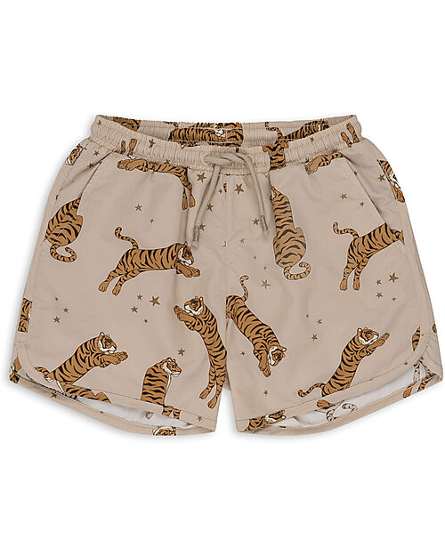 Konges Slojd Asnou Shorts - Tiger - with tie at the waist Swimming Trunks