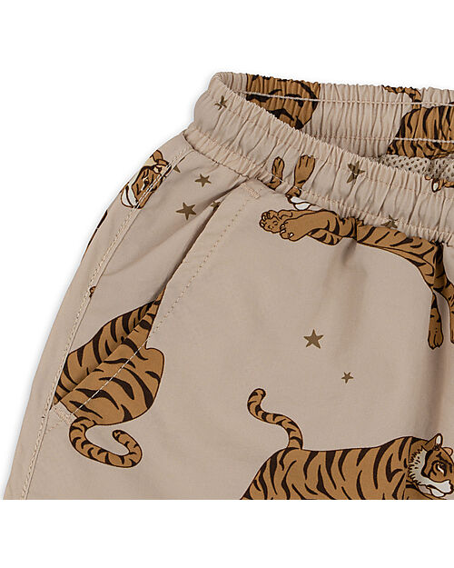 Konges Slojd Asnou Shorts - Tiger - with tie at the waist Swimming Trunks