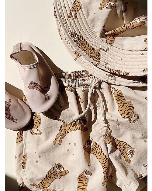 Konges Slojd Asnou Shorts - Tiger - with tie at the waist Swimming Trunks