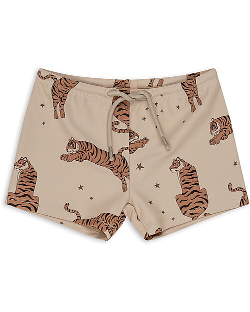 Konges Slojd Aster Shorts - Tiger - with tie at the waist - UPF 50 + Swimming Trunks