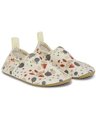 Konges Slojd Aster Swim Shoes - Ciel Magique Bleu - Beige - 50+ UV Protection Sandals