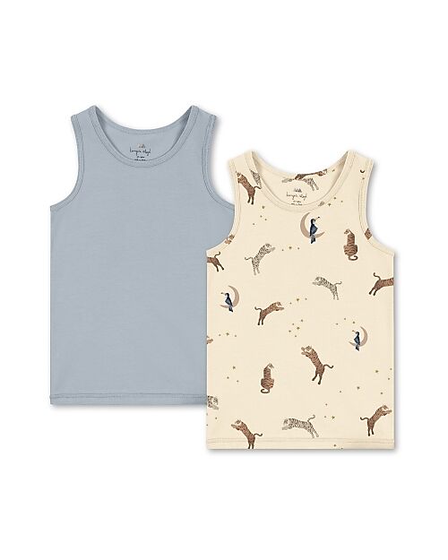 Konges Slojd Basic 2 Pack Tank Top- Organic Cotton GOTS Certified Vests
