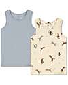 Konges Slojd Basic 2 Pack Tank Top- Organic Cotton GOTS Certified Vests