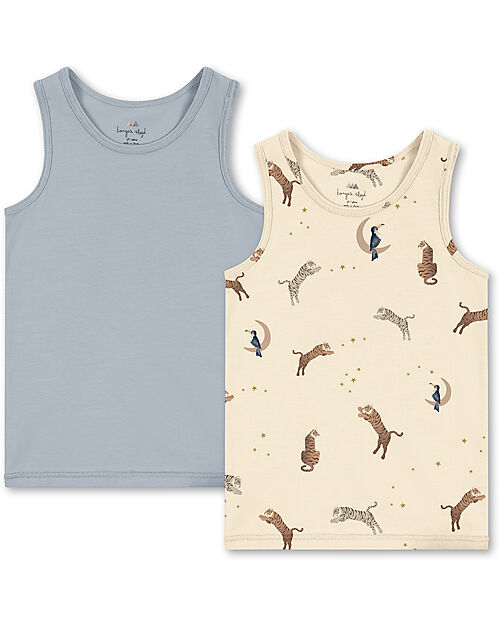 Konges Slojd Basic 2 Pack Tank Top- Organic Cotton GOTS Certified Vests
