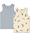 Konges Slojd Basic 2 Pack Tank Top- Organic Cotton GOTS Certified Vests