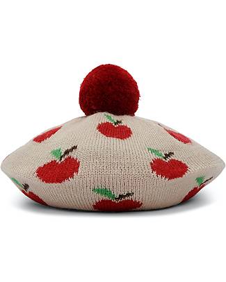 Konges Slojd Belou Beret - Pomme - 100% Merino Wool Winter Hats