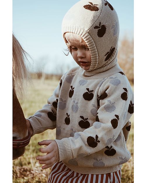 Konges Slojd Belou Blouse - Pomme Multi - 100% Merino Wool Jumpers