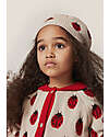 Konges Slojd Belou Knit Beret - Ladybug - 100% Merino Wool Winter Hats