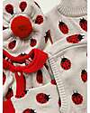 Konges Slojd Belou Knit Beret - Ladybug - 100% Merino Wool Winter Hats