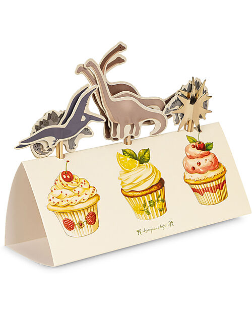 Konges Slojd Birthday Party Kit - Dinosaur Theme - FSC™ Certified Paper Wall Decorations