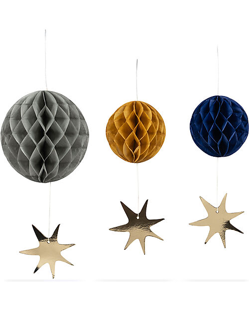 Konges Slojd Birthday Party Kit - Dinosaur Theme - FSC™ Certified Paper Wall Decorations