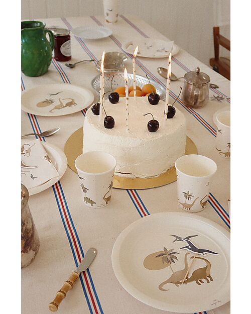 Konges Slojd Birthday Party Kit - Dinosaur Theme - FSC™ Certified Paper Wall Decorations