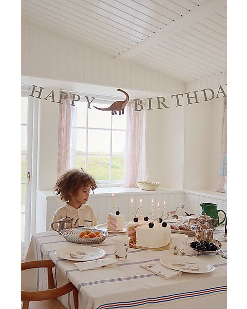 Konges Slojd Birthday Party Kit - Dinosaur Theme - FSC™ Certified Paper Wall Decorations