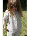 Konges Slojd Bitsy Blouse - Three Leaf Check - with Elasticated and Gathered Collar Bluse