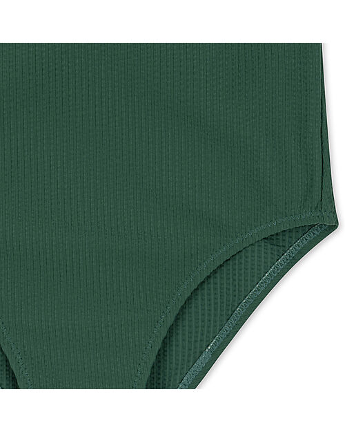 Konges Slojd Bowie Swimsuit - Smoke Pine - with Bows - Snap Button Closure Swimsuits