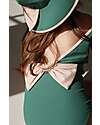 Konges Slojd Bowie Swimsuit - Smoke Pine - with Bows - Snap Button Closure Swimsuits