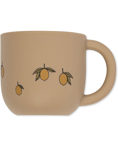 Konges Slojd Bowl and Cup Set - Lemon - 100% Silicone - from 12 Months Bowls & Plates