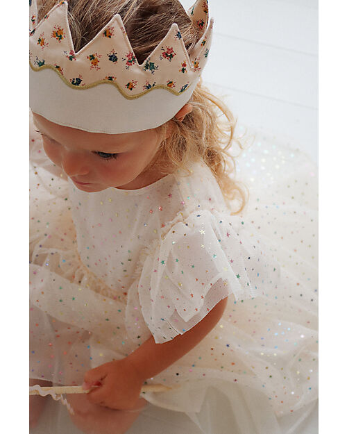 Konges Slojd Butterfly Costume - Wings Crown and Wand Set - 100% Organic Cotton Dressing Up & Role Play