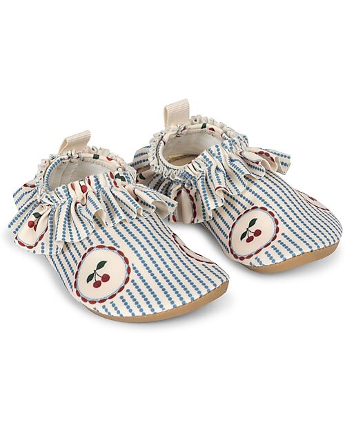 Konges Slojd Cale Swim Shoes - Cherry - Stripe - 50+ UV Protection Sandals