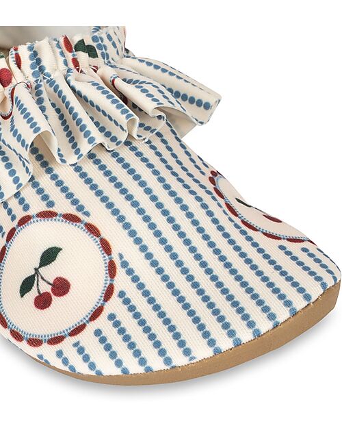 Konges Slojd Cale Swim Shoes - Cherry - Stripe - 50+ UV Protection Sandals