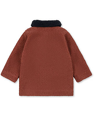 Konges Slojd Calin Coat - Canyon Rose - Heart - Buckle Teddy Oeko-Tex certified Coats