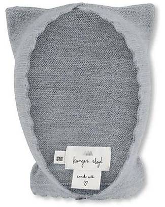 Konges Slojd Cat Helmet - Quarry Blue - 100% Wool Winter Hats