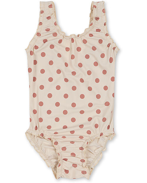 Konges Slojd Collette Swimsuit - Dots Rose - Oeko-Tex Certified Swimsuits