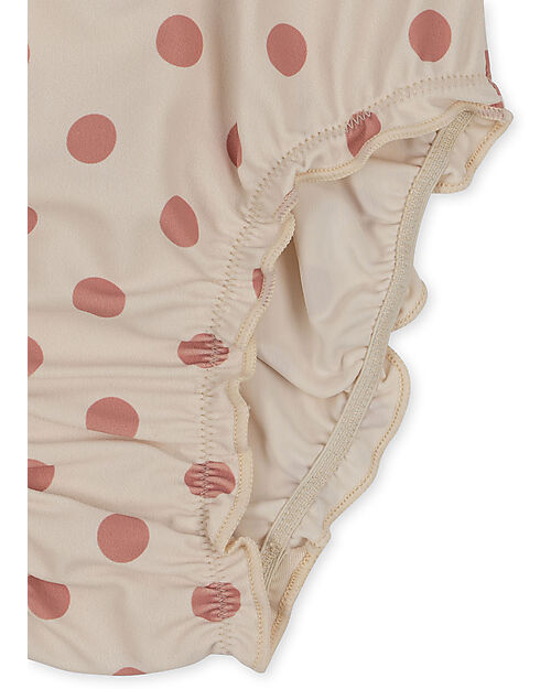 Konges Slojd Collette Swimsuit - Dots Rose - Oeko-Tex Certified Swimsuits