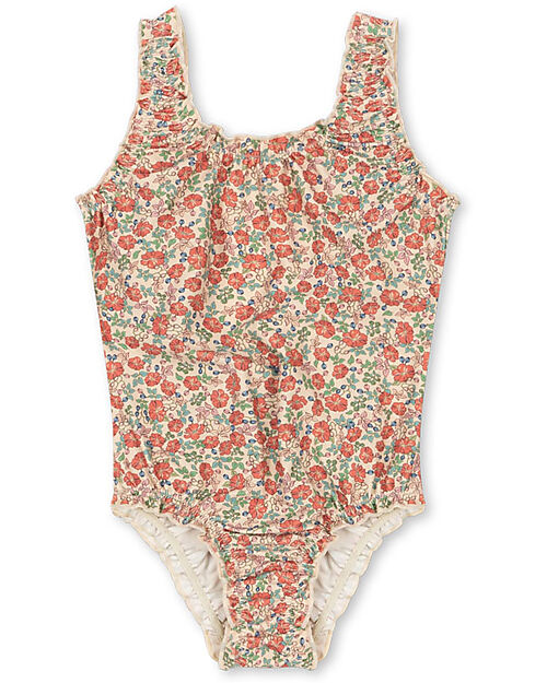 Konges Slojd Collette Swimsuit - Kaluka - Flowers - Oeko-Tex Certified Swimsuits