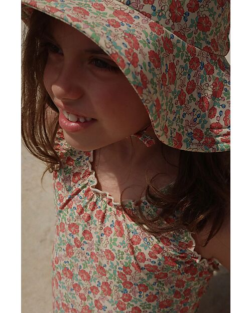 Konges Slojd Collette Swimsuit - Kaluka - Flowers - Oeko-Tex Certified Swimsuits