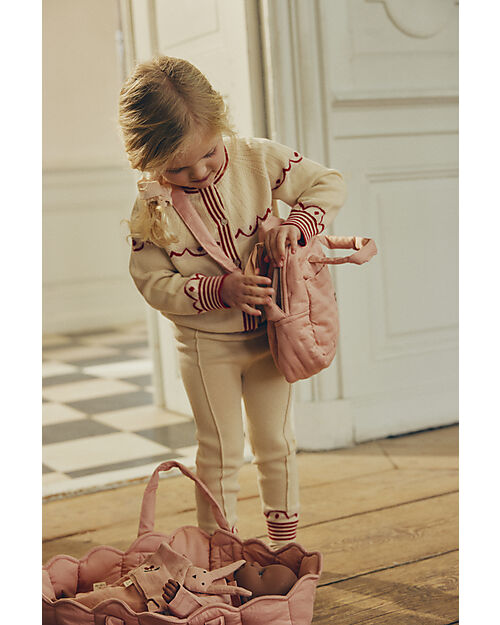 Konges Slojd Doll Lift - Mahogany Rose - 100% Organic Cotton Padded Dolls Accessories