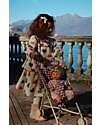 Konges Slojd Doll Stroller - Coeur Bisous - Cotton and Metal Dolls Accessories