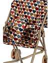 Konges Slojd Doll Stroller - Coeur Bisous - Cotton and Metal Dolls Accessories