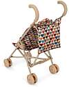Konges Slojd Doll Stroller - Coeur Bisous - Cotton and Metal Dolls Accessories
