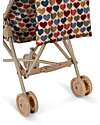 Konges Slojd Doll Stroller - Coeur Bisous - Cotton and Metal Dolls Accessories