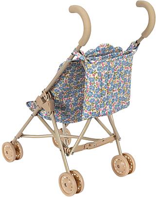 Konges Slojd Doll Stroller - Fleur Rosier - 100% Cotton Toy Prams