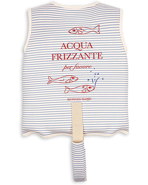Konges Slojd Ellis Swim Vest - Stripe Bluie Swimsuits
