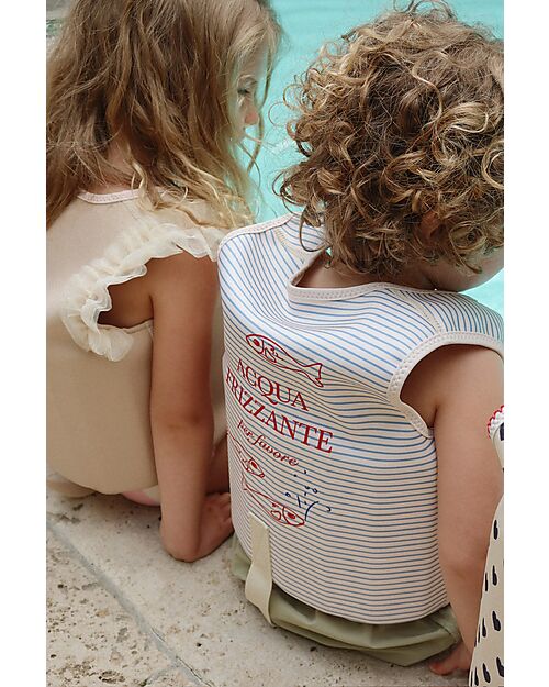 Konges Slojd Ellis Swim Vest - Stripe Bluie Swimsuits