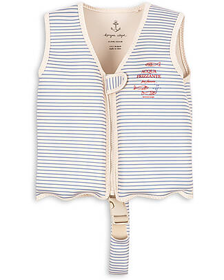 Konges Slojd Ellis Swim Vest - Stripe Bluie Swimsuits