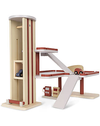 Konges Slojd Garage and Cars - FSC Wood - Stimulates the Imagination from 3 Years! Wooden Toy Cars, Trains & Trucks